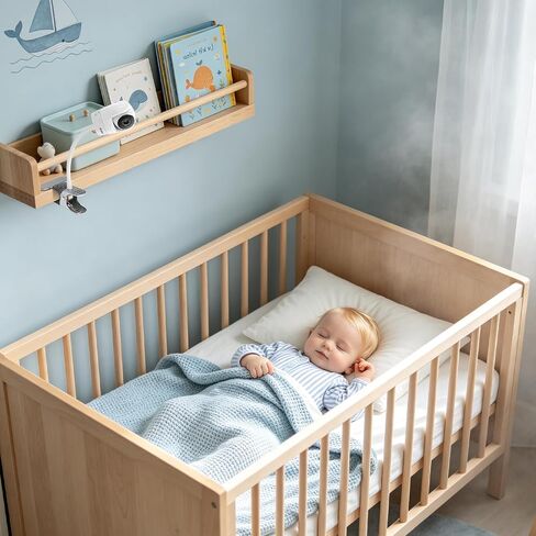 Flexible Baby Monitor Mount for Vtech VM819 /VM901 /Advanced HQ Max /VM919 /VM924 /VM320 /VM350 /VM546 /VM818 /VM923 etc, Baby Monitor Clip Clamp Mount – No Drilling, No Wall Damage, Portable Design in Kuwait