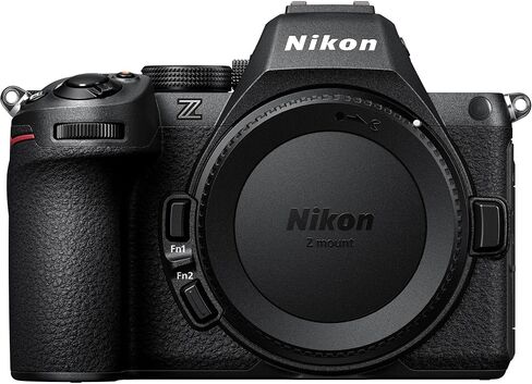 Nikon Z5 II Mirrorless Camera Body FX Format 24.5MP 4K60p 5 Axis Stabilization Bundle with Replacement Battery + Camera Bag + Cleaning Kit + Flexible Tripod + 64GB Memory Card + Hand Strap + More in Kuwait
