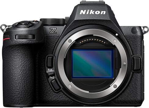 Nikon Z5 II Mirrorless Camera Body FX Format 24.5MP 4K60p 5 Axis Stabilization Bundle with Replacement Battery + Camera Bag + Cleaning Kit + Flexible Tripod + 64GB Memory Card + Hand Strap + More in Kuwait