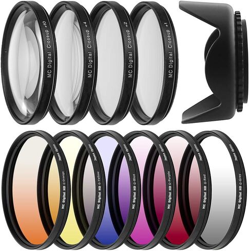 Ultimaxx 500mm (1000mm w/ 2X Converter) Telephoto Zoom Lens Plus Accessory Kit; Includes: 2X EN-EL14 Batteries and More for Nikon D5600, D5300, D5500, D5200, D5100 D3200, D3100, D3400, D3500 and More in Kuwait
