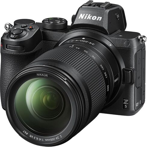Nikon Z 5 Mirrorless Digital Camera with 24-200mm Lens (1641) + Color 6pcs Filter Set + EN-EL15 Battery + Ultra 64GB Card + Case + Memory Card Wallet + 12 Inch Flexible Tripod + More in Kuwait