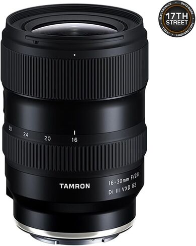 Tamron 16-30mm f/2.8 Di III VXD G2 Lens for Full Frame Sony E Mirrorless Camera & 7.5" Close Focus with Corel OEM Photo Video Art Suite Software Kit - 64GB SDXC Memory Card & Backpack - Bundle Kit in Kuwait