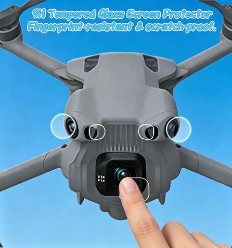 4-in-1 Accessory Kit for DJI Mini 5 Pro: Propeller Guard Circle, Landing Gear, Lens Cover & 9H Tempered Glass Screen Protector – Anti-Scratch, Anti-Fingerprint, Full Protection Set in Kuwait