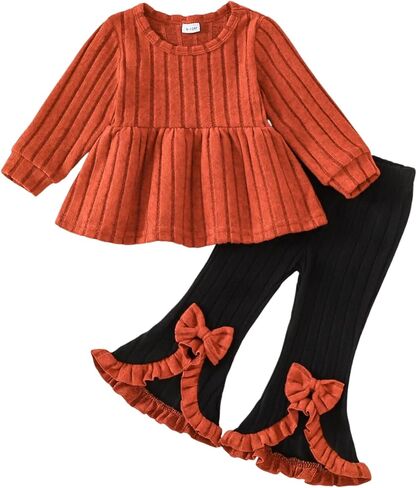 Baby Toddler Girl Clothes 2 Piece Fall Winter Outfits For 9M-4Y in Kuwait