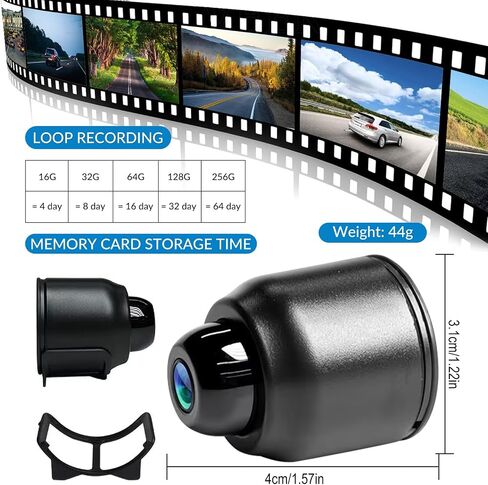 2Pack 1080P HD Infrared Night Vision Wireless Security Mini Camera Cloud & TF Card Storage Access Via Mobile App Anytime for Baby Monitor Dog in Door Black in Kuwait