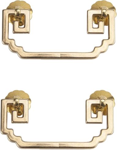Cabinet Handles,2Pack Chinese Style Antique Handle(8.9cm Bronze) in Kuwait