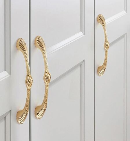 Cabinet Handles,2Pack Bright Gold Drawer Single Hole Copper Knob in Kuwait