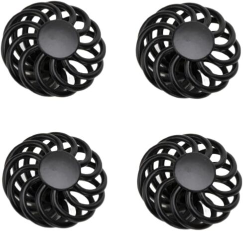 Cabinet Handles,4 Pack Black Birdcage Handle(Black Round 192mm) in Kuwait