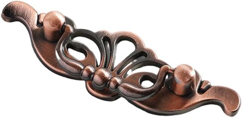 Cabinet Handles,4 Pack Red Bronze Retro Old-Fashioned Furniture Ring Handle in Kuwait