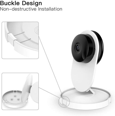 Rotating Adjustable Bracket Holder for YI 1080P Y3 Home Security Camera, Stable Wall Mount Stand Flexible View Angle for YI 1080P Y3 in Kuwait