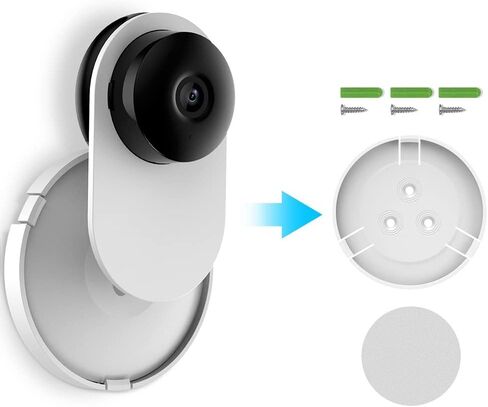 Rotating Adjustable Bracket Holder for YI 1080P Y3 Home Security Camera, Stable Wall Mount Stand Flexible View Angle for YI 1080P Y3 in Kuwait