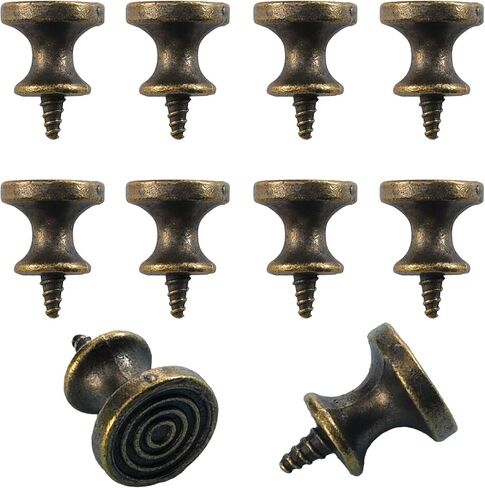 Cabinet Handles,10 Pack Solid Single Hole Circle Pull in Kuwait