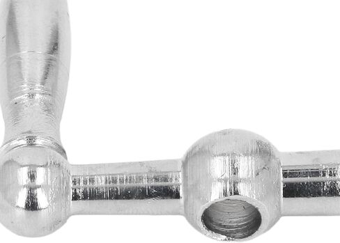 Walfront Lathe Crank Handle, Iron Slide 3 Ball Handle with Slick Hole for 8mm Shaft, for 7x10 0618 CJ0618A 7x12 7x14 0618 3B Mini Lathe in Kuwait