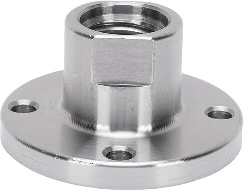 4 Inch Wood Lathe Faceplate High Strength Alloy Steel for 1x8 TPI Spindle 4 Screw Mounting Holes 30mm Extended Length for Small Bowl Turning Woodworking Projects in Kuwait