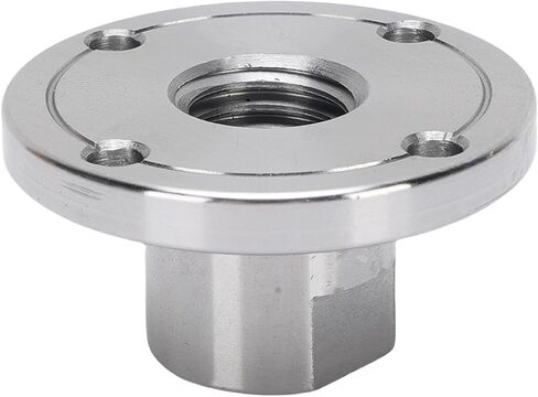4 Inch Wood Lathe Faceplate High Strength Alloy Steel for 1x8 TPI Spindle 4 Screw Mounting Holes 30mm Extended Length for Small Bowl Turning Woodworking Projects in Kuwait