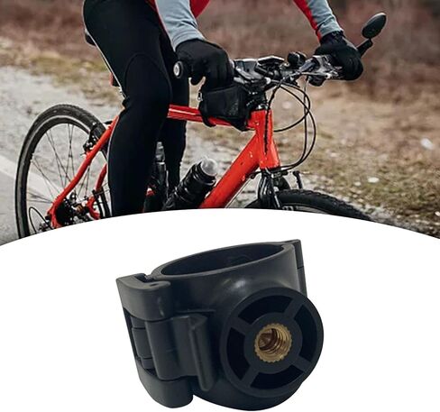2X Mount Holder Electric Bike Round Flashlight Bracket Mounting Interface Holder Universal Nut PP Material Suitable for in Kuwait