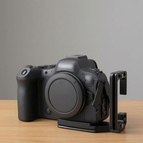 Camera Mounting Bracket Plate Cinema R6 R6 Mark II Mirrorless Aluminum Alloy Quick Release Compact Handling Suitable for Wedding Shoots Travel Documentary in Kuwait