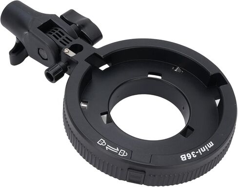 Estink Mount Adapter Aluminum Alloy Flash Bracket Holder | Camera Light Stand with 180 Degree Tilt, Umbrella Socket for Softbox LED Reflector Studio Photography in Kuwait