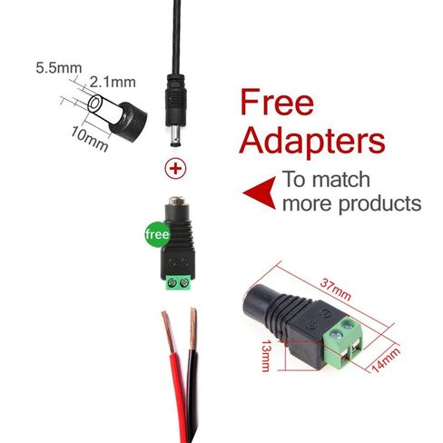 24V 96W LED Driver 120V AC to DC 24V 4A LED Transformer, AC-DC Power Adapter Supply for RGB W5050 WS2811 5050 3528 LED Strip Module Light, CCTV Camera, LCD Monitor, Massage Chair in Kuwait