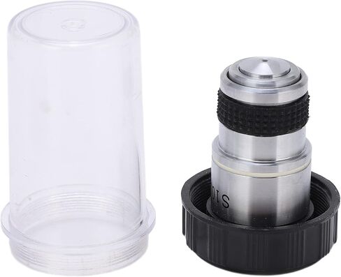 Fafeicy Achromatic Microscope Objective High Refractive Index Achromatic Objective Lens Wide Field of View for Microscope (S100/1.25 Oil) in Kuwait