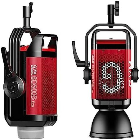 GVM Pro SD500B 500W Led Video Light with softbox, Studio Lights with Bowen Mount, 81300lux/1m Photography Lighting kit, Continuous Output Video Lighting with Controller, CRI 97+, 2700-6800K in Kuwait