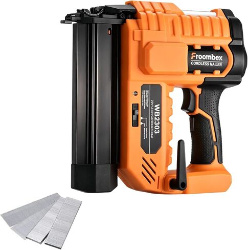 Cordless 2" Brad Nailer for DeWalt 20V MAX Battery, 18 Gauge 2 in 1 Nail Gun & Staple Gun for Woodworking, Trim, Carpentry & Home Improvement (Battery Not Include) in Kuwait