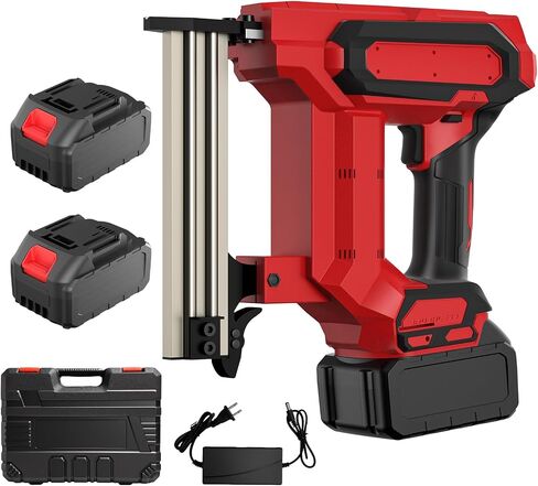 Heavy Duty Cordless Nail Gun, Compatible with Makita 21V Battery, Powered Brad Nailer & Stapler for Upholstery, Carpentry, Woodworking and Home DIY Tasks (Staples Not Included) in Kuwait