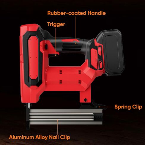 Heavy Duty Cordless Nail Gun, Compatible with Makita 21V Battery, Powered Brad Nailer & Stapler for Upholstery, Carpentry, Woodworking and Home DIY Tasks (Staples Not Included) in Kuwait