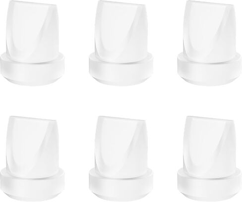 12 Pack M6 Pump Parts, 8pcs Red Duckbill Valve and 4pcs Transparent Diaphragms Compatible with Momcozy M6 Wearable Breast Pump, Replace for Momcozy Pump Parts, Valve, Diaphragm in Kuwait