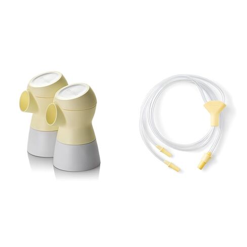 Medela Sonata Spare Parts Kit with 2 Connectors, 2 Caps, 2 Valves, 2 Membranes and Sonata Replacement Tubing for Breast Pump in Kuwait