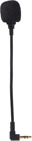 Mini Flexible Gooseneck Microphone, 3.5mm, 6.7 Inch | Stereo Condenser Mic, Portable Wired, Audio Recording, For Laptop Notebook Computer in Kuwait