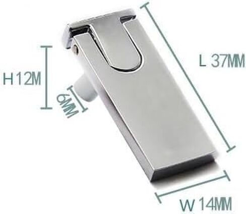 Cabinet Handles,2 Pcs,Bookcase Door Flat Pack Concealed Handle in Kuwait