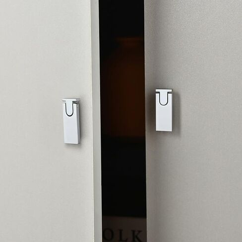 Cabinet Handles,2 Pcs,Bookcase Door Flat Pack Concealed Handle in Kuwait
