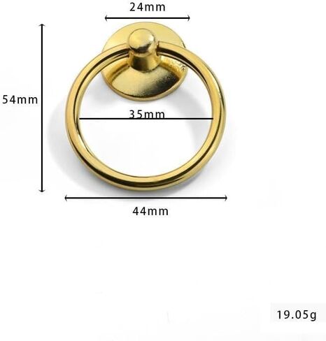 Cabinet Handles,10 Pack Ring Hanging Ring Drawer Ring Single Hole Pull Ring in Kuwait