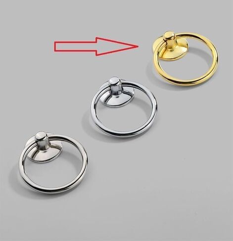 Cabinet Handles,10 Pack Ring Hanging Ring Drawer Ring Single Hole Pull Ring in Kuwait