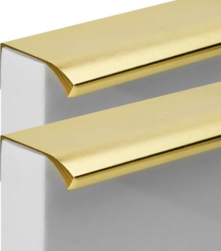 Concealed Handles, 2 Pcs Gold Aluminium Alloy Invisible Handle Furniture Pull(Hole Distance 224mm) in Kuwait