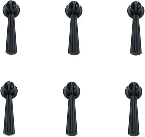 Cabinet Handles,6 Pack Zinc Alloy Wardrobe Knobs(Qinggu 62 * 18mm) in Kuwait