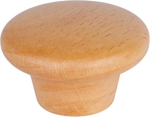 Cabinet Handles,2 Pack Solid Wood Knob,(Black Walnut Diameter 38mm) in Kuwait