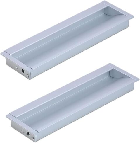 Concealed Handles, 2 Pcs Hidden Embedded Drawer(Hole distance 192mm) in Kuwait
