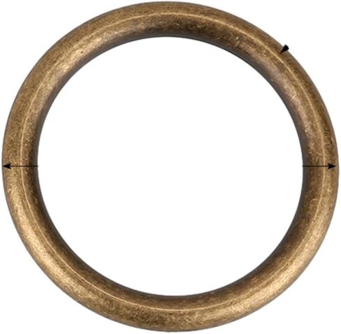 Cabinet Handles,1 Pack Luggage Leather DIY Hardware Closed O-Ring(13.5cm Brass Color) in Kuwait