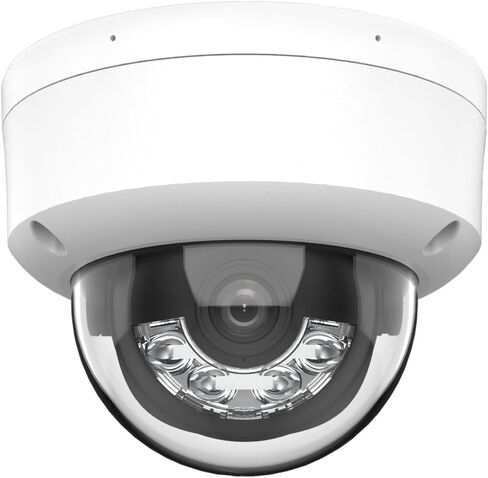 DS-2CD2183G2-I 2.8MM Lens, 4K Dome POE IP Camera 3-Axis Ⲏіkconnect | 120dB WDR, IP67 Outdoor Waterproof IK10 H.265+ Human Detection in Kuwait