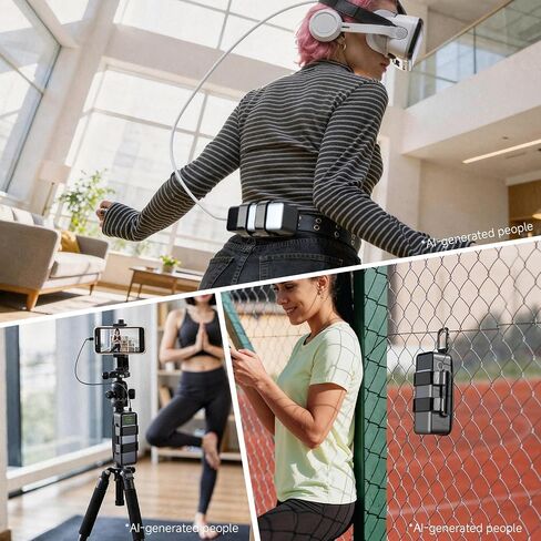 Adjustable Power Bank Holder Strap Mount | Universal Portable Charger Holder Mount on Tripod, Backpack, fence, for Outdoor Photography in Kuwait