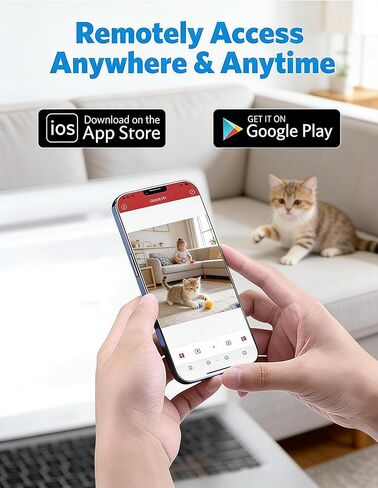 HD 1080P Wireless Dome Wall Outlet Camera, Mini Nanny Cam, WiFi Indoor Surveillance System with Motion Detector, Remote Monitoring for Baby, Pet, Home and Office Security in Kuwait