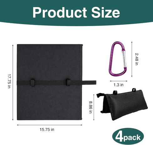 4 Pack Sand Bags for Weight Bags, Heavy Duty Sandbags for Light Stand Photography Tripod Video Equipment, Canopy, Umbrella Base, Backdrop Stand, Camping, Fishing Chair in Kuwait
