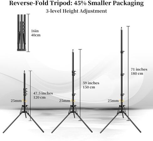 Softbox Lighting Kit 20"x20" with Remote Control, 2 Pack Photography Lighting Kit with Adjustable LED Light, 3000K-7500K Studio Lights for Product Photography, Live Streaming, Video Recording in Kuwait