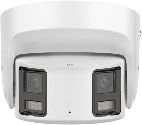 DS-2CD2387G2P-LSU/SL 4K 180° Dual Lens POE IP Dome Camera 4MM Lens Black | 8MP Panoramic Wide Angle Color-Vu 130dB WDR Two Way Audio ONLY Compatible with Enterprise Series NVR in Kuwait