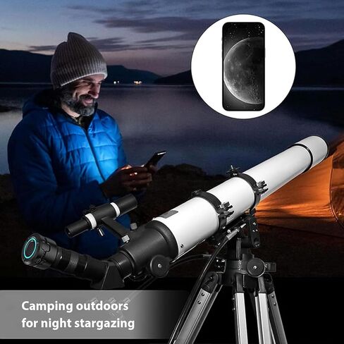 Telescope Camera, 4K CMOS Sensor with WiFi Electronic Eyepiece, 6H Battery Life, 802.11ac Wireless for Astronomy Birdwatching in Kuwait