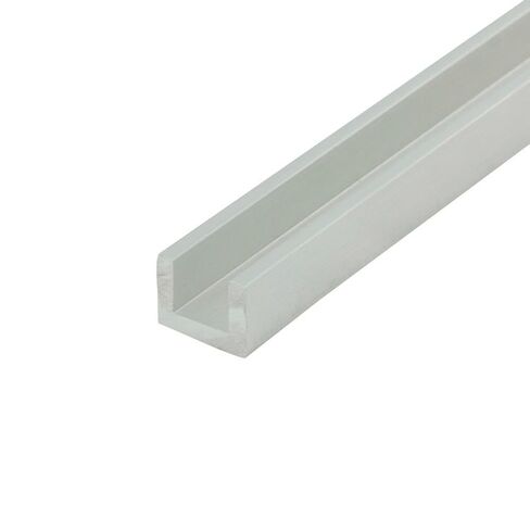 Outwater Mill Finish 5/16'' Inside Dimension Aluminum U-Channel 36'' Length (Pack of 4) Alu148-M C-Channel in Kuwait