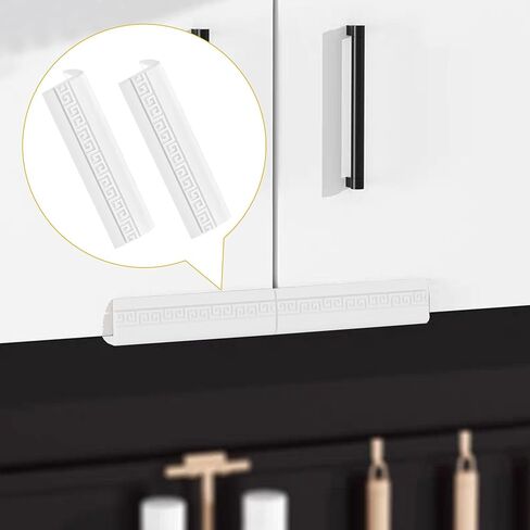 8PCS Baseboard Corner Protectors - Self Adhesive Silicone Safety Corner Protectors, Baby Proofing Edge Guard Cushion for Furniture Wall Base & Edges - Popular Home Childproofing Accessory in Kuwait