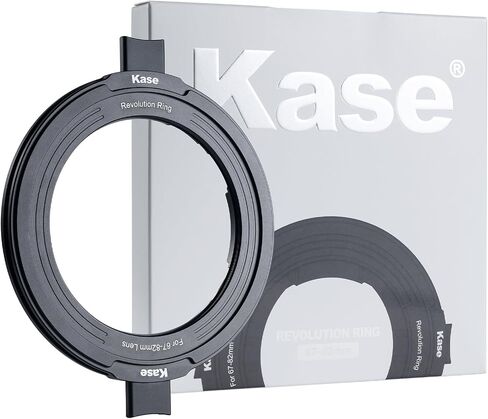 Kase Revolution Ring Variable 67-82mm Step-Up Filter Adapter Ring | Adjustable Diameter, for 67/72/77/82mm Lens & 82mm Filter, one adapter for multiple lenses in Kuwait